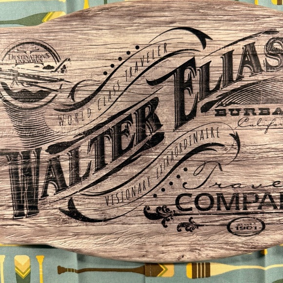 Disney Parks Wall Art Sign Walter Elias - Picture 4 of 6